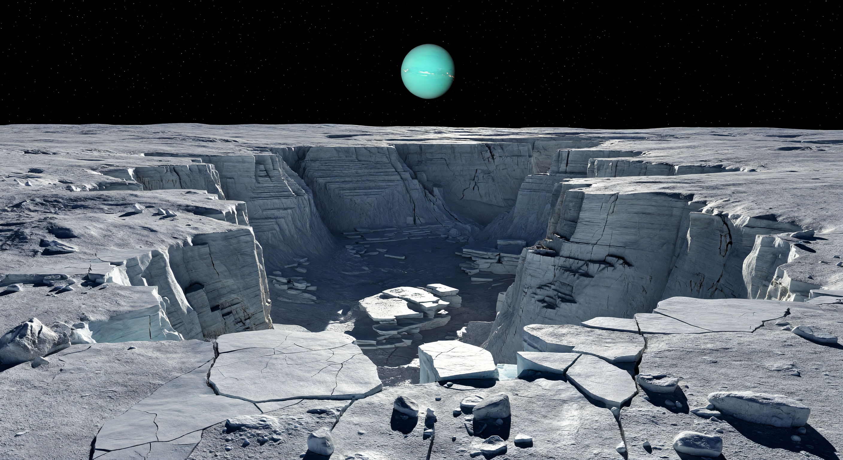 Urano sobre el Gran Chasma