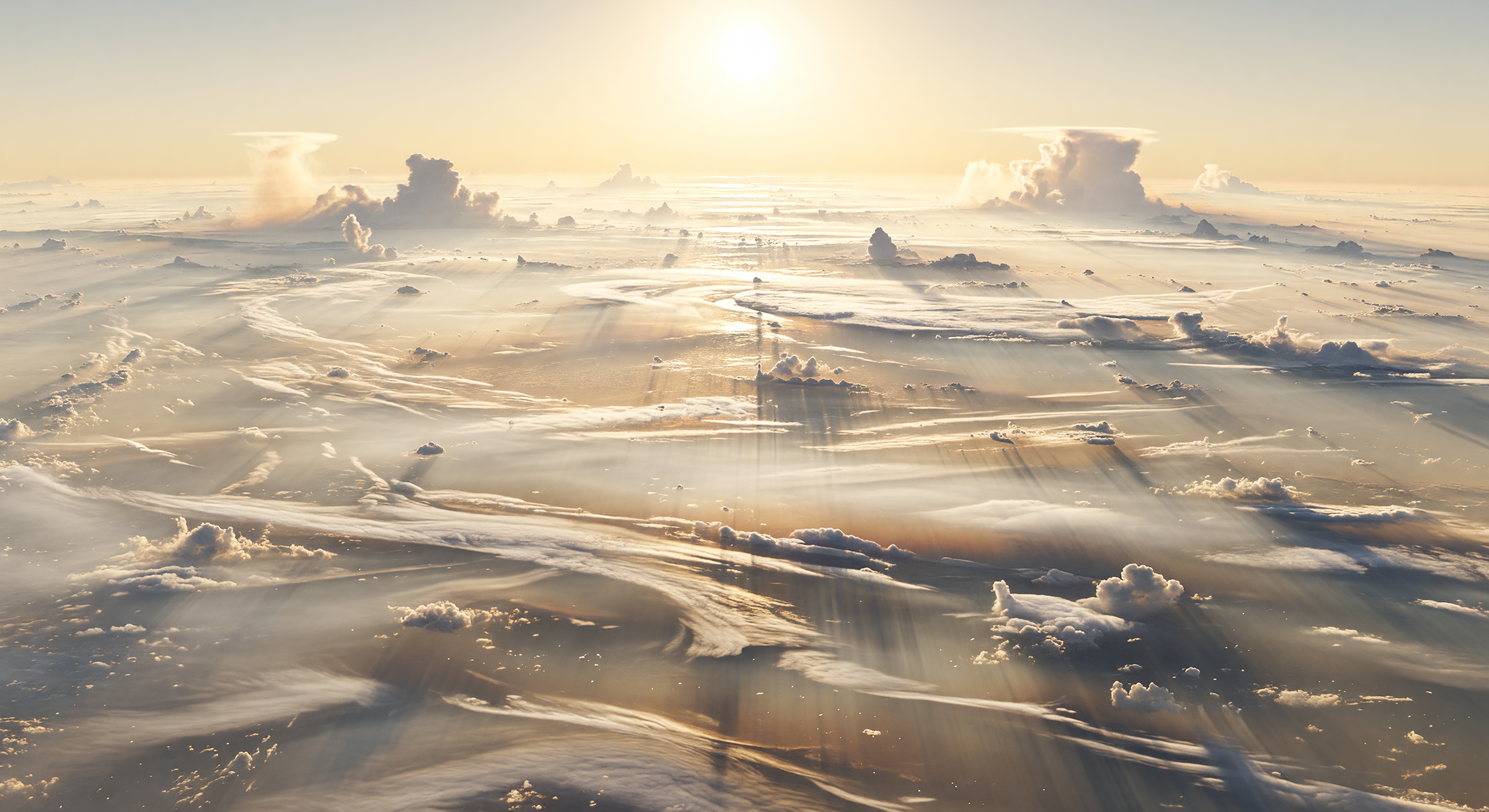 Plaines de brume métallique