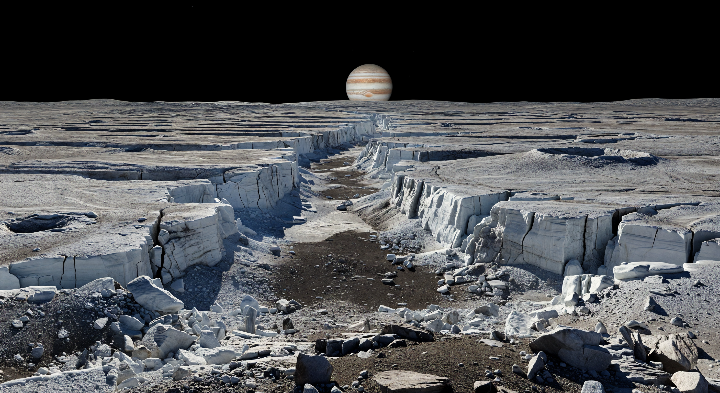 Rift tectonique gelé