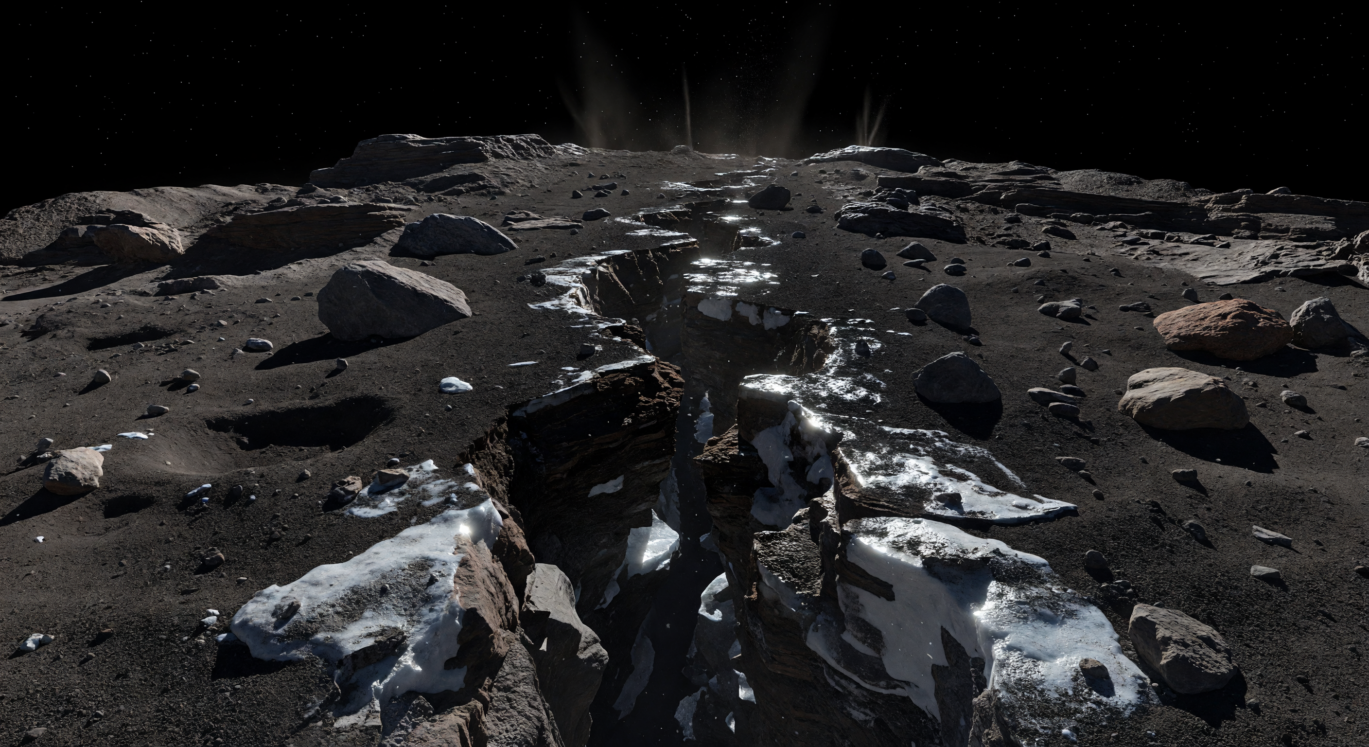 Icy Fracture Margin