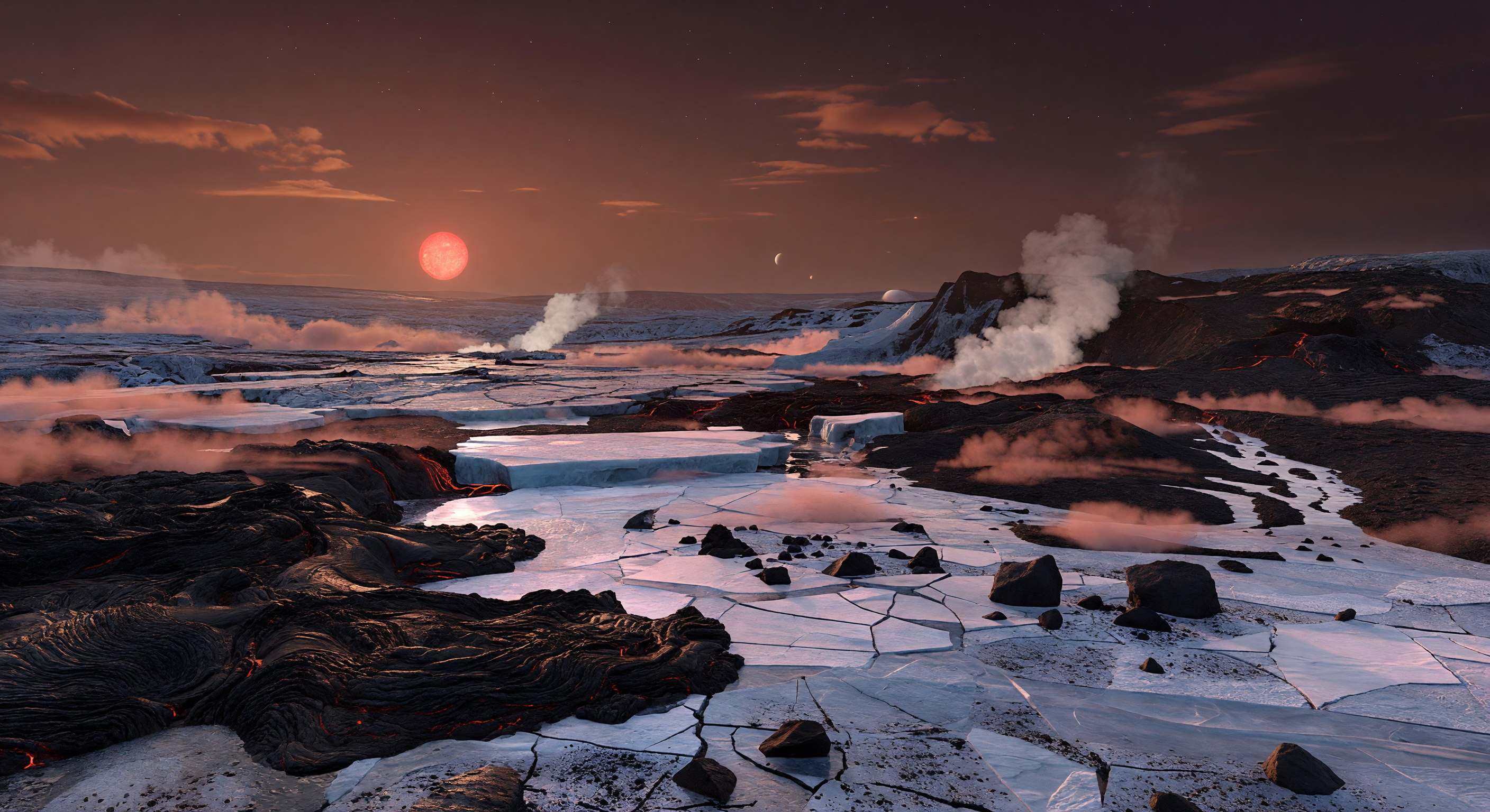 Lava e gelo